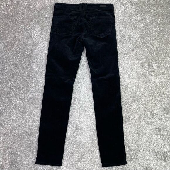 Kut From The Kloth Pants Women's 6 Black Skinny Micro Corduroy Mid-Rise Stretch - Picture 3 of 14